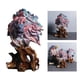 thumbnail image 5 of Escultura de resina, pieza decorativa moderna con forma de cabeza de animal. León, 5 of 9
