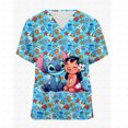 thumbnail image 3 of Accesorios de enfermera esmerilados para mujer de Disney Mickey Mouse, uniforme médico de corte ajustado, ropa de trabajo clínica dental para hospital y cirugía, 3 of 5