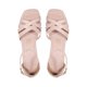 thumbnail image 4 of Sandalias casuales de plataforma con tiras en unicolor con correa ajustable al tobillo para mujer, 4 of 5