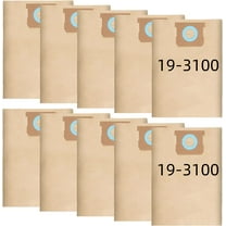 10 Pack 19-3100 Disposable Filter Bag ,Compatible with Stanley 5-8 Gallon Disposable Filter Bag for Wet/Dry Vacuums, 3-Pack
