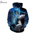 thumbnail image 2 of Sudaderas con capucha para hombre, jersey con capucha, chándal con gráfico de cielo estrellado, ropa de calle para pareja, ropa masculina Auutmn, 2 of 4