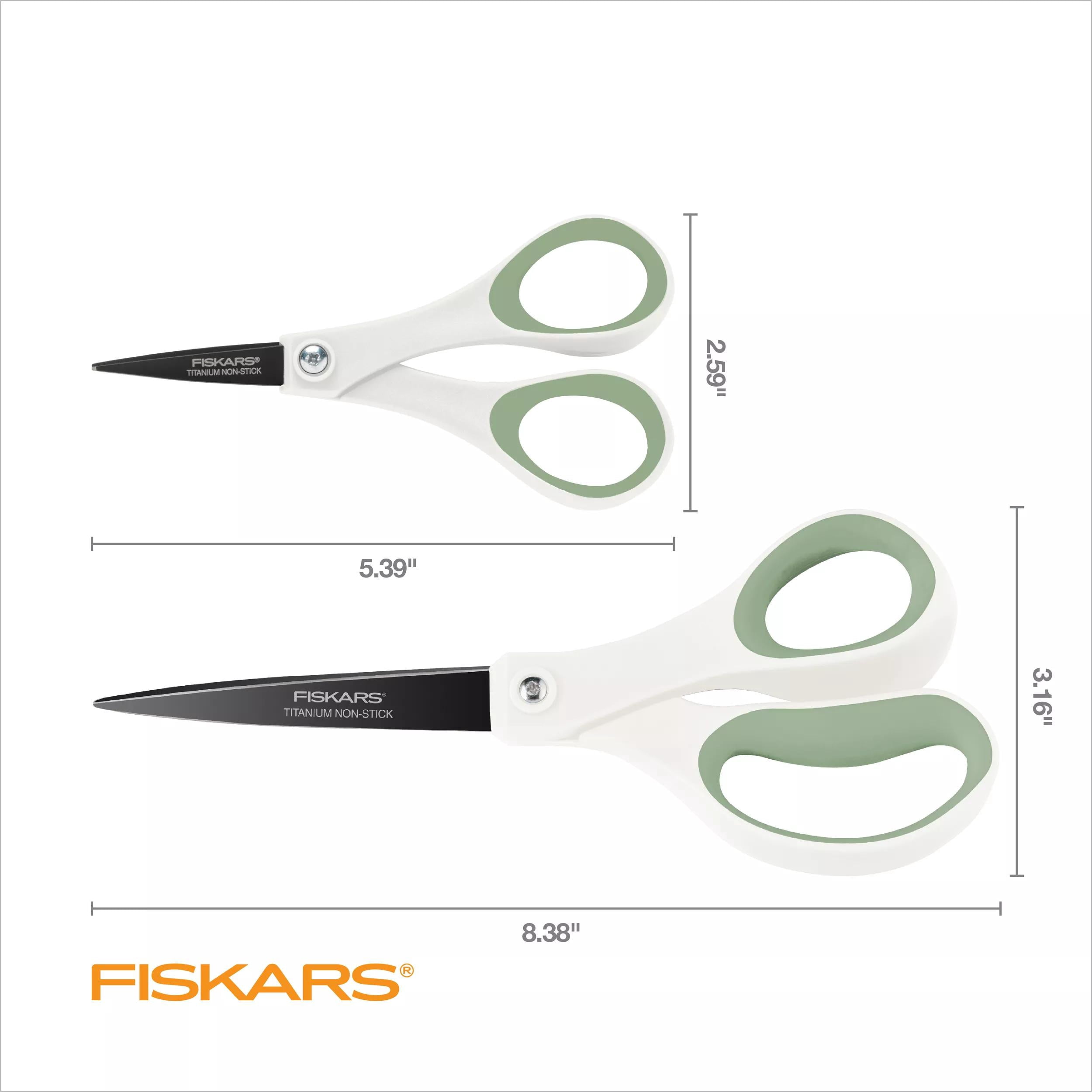 Everyday Non-stick Scissors with SoftGrip®, 2-pack (8 in, 5 in)