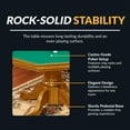 thumbnail image 3 of Hathaway Kingston Oak 3-in-1 Poker Table, 3 of 7