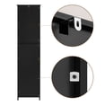 thumbnail image 6 of FANGSUM Tall Rattan Bathroom Cabinet with Doors and Adjustable Shelves, Freestanding Narrow Linen Cabinet for Living Room, 6 of 7