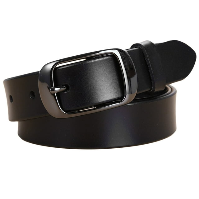 Women's Classic Metal Buckle Handcrafted Leather Jean Belt (Style 3w004 ...