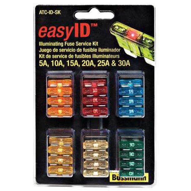 Bussmann ATCIDSK easyID Fuse Assortment Kit 42 Piece
