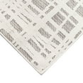 thumbnail image 3 of Trans-Ocean Imports RTO58703712 Liora Manne Rialto Grid Indoor & Outdoor Rug, Ivory - 4 ft. 10 in. x 7 ft. 6 in., 3 of 7