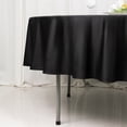 thumbnail image 3 of EfavormartFire Retardant 90" Round Scuba Polyester Tablecloth – Black, Wrinkle Free, Stain Resistant Table Cover, 3 of 4