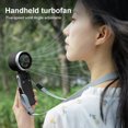 thumbnail image 2 of Handheld Mini Ventilador Turbo USB Cuello Recargable para Acampar (), 2 of 9