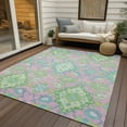 thumbnail image 6 of Addison Rugs Chantille Indoor/Outdoor Traditional Vintage Pink Washable Rectangle Rug, 8' x 10', 6 of 6