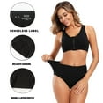 thumbnail image 4 of 5PCS Women's Cotton Underwear High Waisted Briefs, 4 of 21