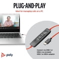 thumbnail image 4 of Auriculares con cable Poly Blackwire 3320 con micrófono flexible, 4 of 6