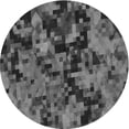 thumbnail image 1 of Ahgly Company Tapis Rond Lavable en Machine Intérieur Transitionnel Gris, 4 Pieds Rond, 1 of 7