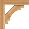 thumbnail image 3 of Ekena Millwork 6"W x 24"D x 24"H Merced Block Rough Sawn Bracket w/ Offset Brace, Western Red Cedar, 3 of 25