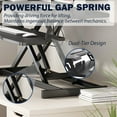 thumbnail image 3 of 32" Sit to Stand Desk Converter - Dual Monitor & Laptop Riser with Wide Keyboard Tray, 30 lb Capacity, Height Adjustable (4.3"-19.8"), Black, 3 of 5