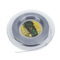 thumbnail image 1 of Tennis String, Double Ribbed Design Tennis Racquet String Reel Single Fiber High Tensile Resistance 1.25mm/17g Polyester  For Training Yellow,Black,Gray,White, 1 of 8