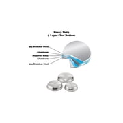 Ergo Chef Pro Series 8pc Smart Pan Set, Removable Handles, Space Saving Nesting, Electric, Gas & Induction Cooking, RVs & Camping, Stainless Steel & Ceramic w/ Glass Lid