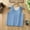 Blue, variant on Spazoro Little Girls Tank Tops Undershirts, with Thickened Fleece Sleeveless Breathable 100%Cotton Bear Camisole for Kids Girls Boys Blue Size 8 T