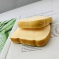 thumbnail image 3 of Tostada Pan Rebanado Juguete Antiestrés Forma De Pan Squishes Juguete Sensorial Fidget Toys Alivio Del Estrés Para Niños Y Adultos Juguete Divertido Y Complicado Para Apretar Regalo Para Pascua Navida, 3 of 5