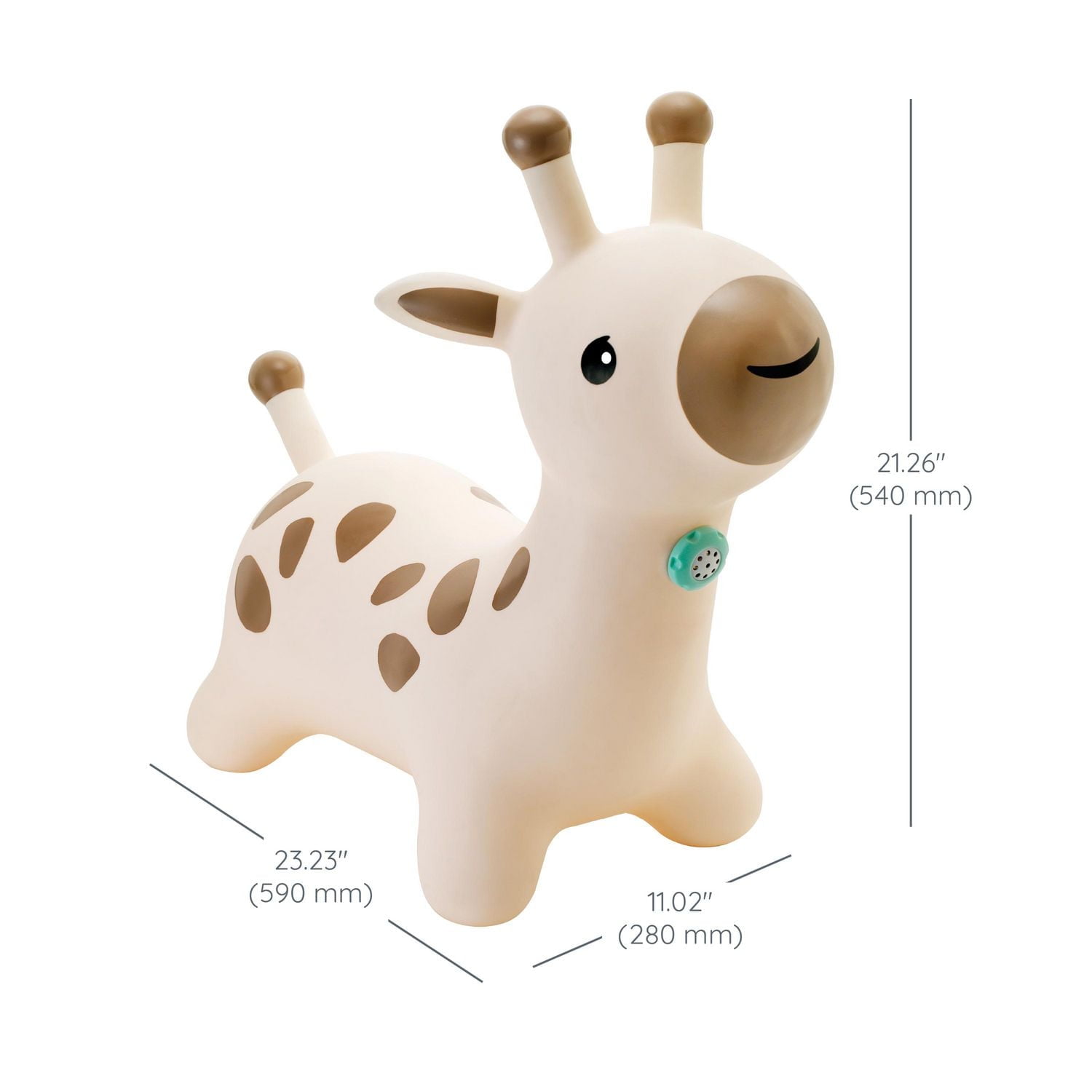 Infantino Bouncy Hoppy Pal - Giraffe, Bouncy ride-on giraffe
