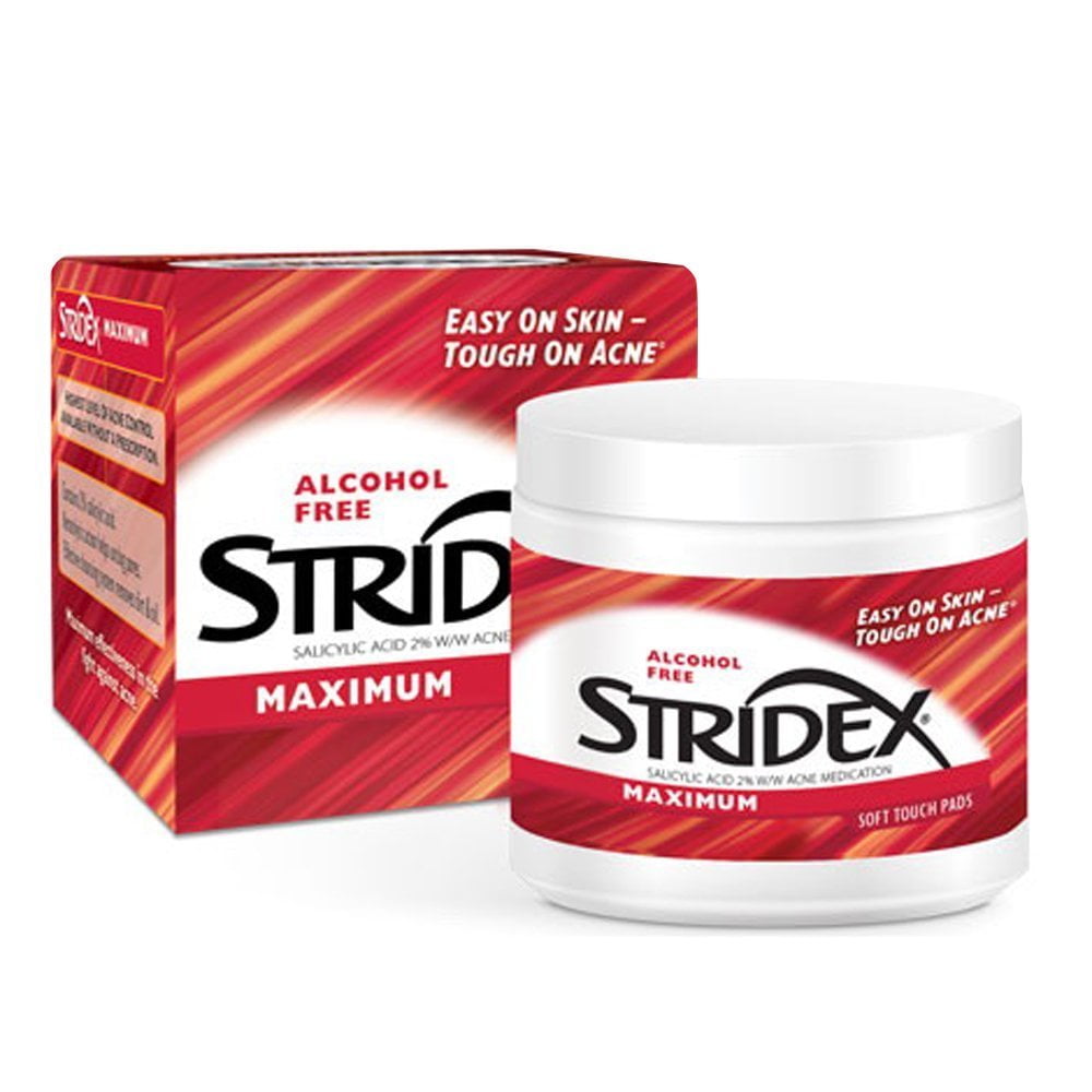 Stridex Pads, Maximum Strength, 55 ct (Pack of 3)