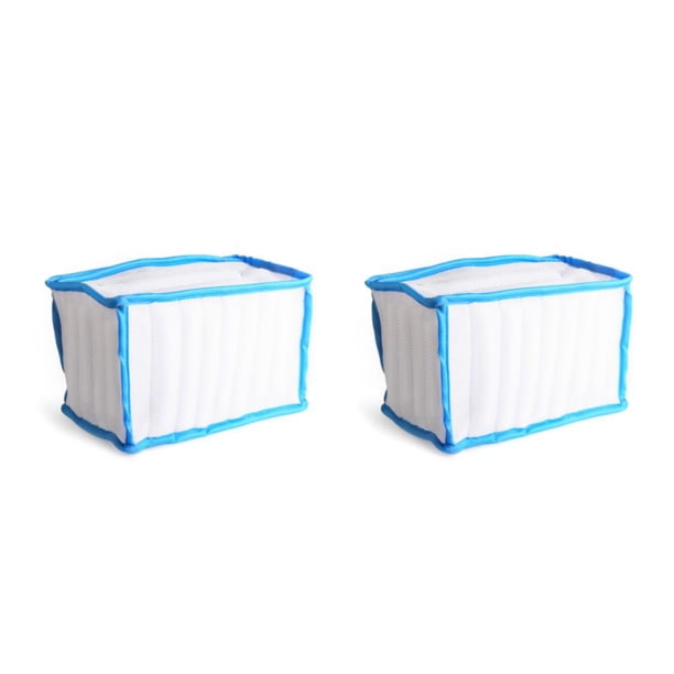 Wosthever Poliéster Swim In Lavadora Con Zapatos Bolsas De Lavandería - Made-in Pearl Cotton Plastic Holder Bolsa De Lavandería De Malla Azul 2piezas