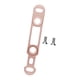 thumbnail image 5 of Adaptador de freno de disco para bicicleta de carretera, adaptador de montaje de pinza de freno de disco, pieza de 140 a 160 mm Rosa 83x13x07cm, 5 of 9