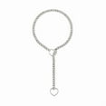 thumbnail image 3 of Golden Gothic Link Heart Pendant Necklace Adjustable Fashion Jewelry, 3 of 10