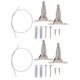 thumbnail image 1 of 2 conjuntos Muebles Anchor de pared Muebles Straps Anchores de muebles para la prueba de bebés, 1 of 8