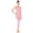 Pink, variant on Women's Applique Gymnastic Unitard Figure Skating Jumpsuit Asymmetric Shoulders Ballerina Leotard Lavender S