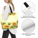 thumbnail image 3 of Fotbe Sunflowers On A Yellow Background Bolsa Tote Estética de Lona con Estampado para Mujer - Bolsa Reutilizable de Hombro Casual para Vacaciones, Compras, Trabajo y Gimnasio, 3 of 8