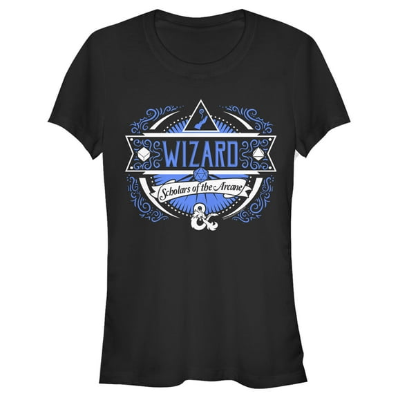 Junior's Dungeons & Dragons Wizard Scholars of the Arcane Graphic Tee Black Small