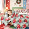 thumbnail image 4 of Manfei Xmas Winter Holiday 7-Piece King Bedding,Cute Santa Claus King Bed in a Bag,Xmas Reversible, 4 of 7
