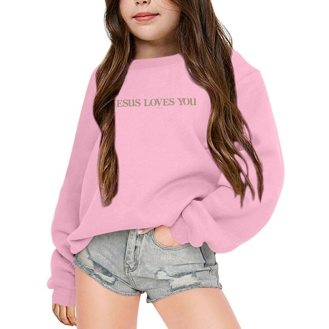 SNPOSN Chandail pour Enfants Licorne de Noël Chandail à Capuchon Filles Filles Décontracté Hiver Chandails à Capuchon Doux Col Rond chandail Manches Longues Confortable Usage Quotidien pour Enfants de 3 à Rose 11-12 Ans
