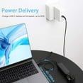 thumbnail image 4 of Fasgear USB C to USB C Short Cable - 1 Pack 1ft/0.3m 3A Fast Charging 60W USB 2.0 Type-C PD Cable Compatible with Google Pixel 6,Galaxy S22 S21, i-Pad Air/Mini 2022,Mac-Book Air,Chromebook (Black), 4 of 6