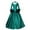 Mint Green, variant on FAVIPT Womens Plus Size Halloween Dress Lace Up Batwing Long Sleeve Printing Costumes Medieval Cosplay Party Dresses Bandage Boat Neck Corset Dress Green,S