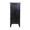 thumbnail image 2 of The Hamptons Collection 31" Antique Black Cottage with 1 Door Accent Cabinet, 2 of 2