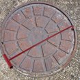 thumbnail image 4 of OUNONA Manhole Cover Lifter Handy Tools Red Heavy Duty Construction Professionals 1Pack, 4 of 8
