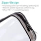 thumbnail image 3 of Bolsa de aseo transparente, juego de bolsas de maquillaje transparentes, bolsa de lavado impermeable, 3 of 5