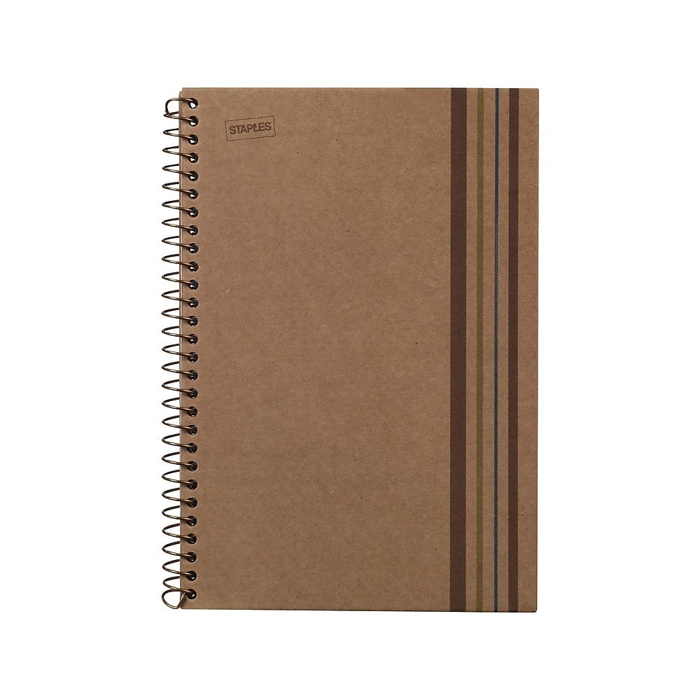 Tru Red 5-Subject Notebook 8.5' x 11' College Ruled 200 Sh. Brown (52122) 331440