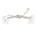thumbnail image 2 of Lámpara de cadena de bolas colorida, cadena de luces LED impermeable, cadena de luces decorativas coloridas, durabilidad extendida, 2 of 8
