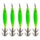 thumbnail image 2 of Señuelos Luminosos para Camarones Anzuelo Calamar 8cm Cebos Duros Pulpo () Verde 5 Uds., 2 of 2