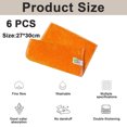 thumbnail image 2 of Simply Natural Wood Fiber Cloth,6 Pack Dish Cloths,Odor Free Dish Washing Towels,(27*30cm)Reusable - yellow, 2 of 5