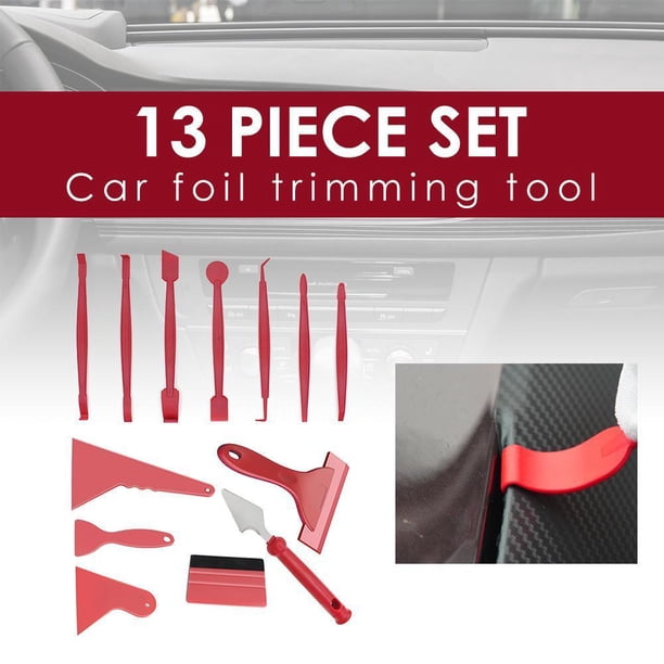 Herramienta De Envoltura De Coche 13 unids/set Kit de herramientas de escurridor de vinilo para coche, herramientas de tintado de ventanas para envolver películas