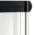 thumbnail image 3 of Black Bracket Door Window Awning, 100x96cm Rain Shelter Cover, 3 of 21
