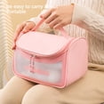 thumbnail image 2 of Unatoiry Sac de Rangement Imperméable Léger Sacs Anti-Humidité Portable Simple Multifonctionnel Crème Brosse à Dents pour Blanc 23*14*15cm, 2 of 6