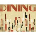 thumbnail image 3 of Grey, Jace 24x19 Black Modern Framed Museum Art Print Titled - Kitchen Dinning H, 3 of 5
