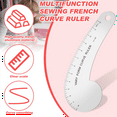 thumbnail image 3 of Vary Form Curve Ruler 12Inch Solid Metal French Hip for Measuring Sewing Design Making, 3 of 7