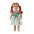 thumbnail image 3 of My Life As 3-Piece Watermelon Doll Swimsuit with Cover-Up, Green & Red, 3 of 4
