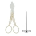 thumbnail image 3 of Piping Flower Scissors, Safe Cake Baking Tool Plastic Cake Flower Nail  For Baking, 3 of 8